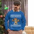 thumbnail image 5 of Christmas Sweatshirt, Gingerbread Lifter Christmas Sweatshirt, Funny Weightlifting Ugly Holiday Jumper, Festive Gym Lover Gift for Men & Women, 5 of 5