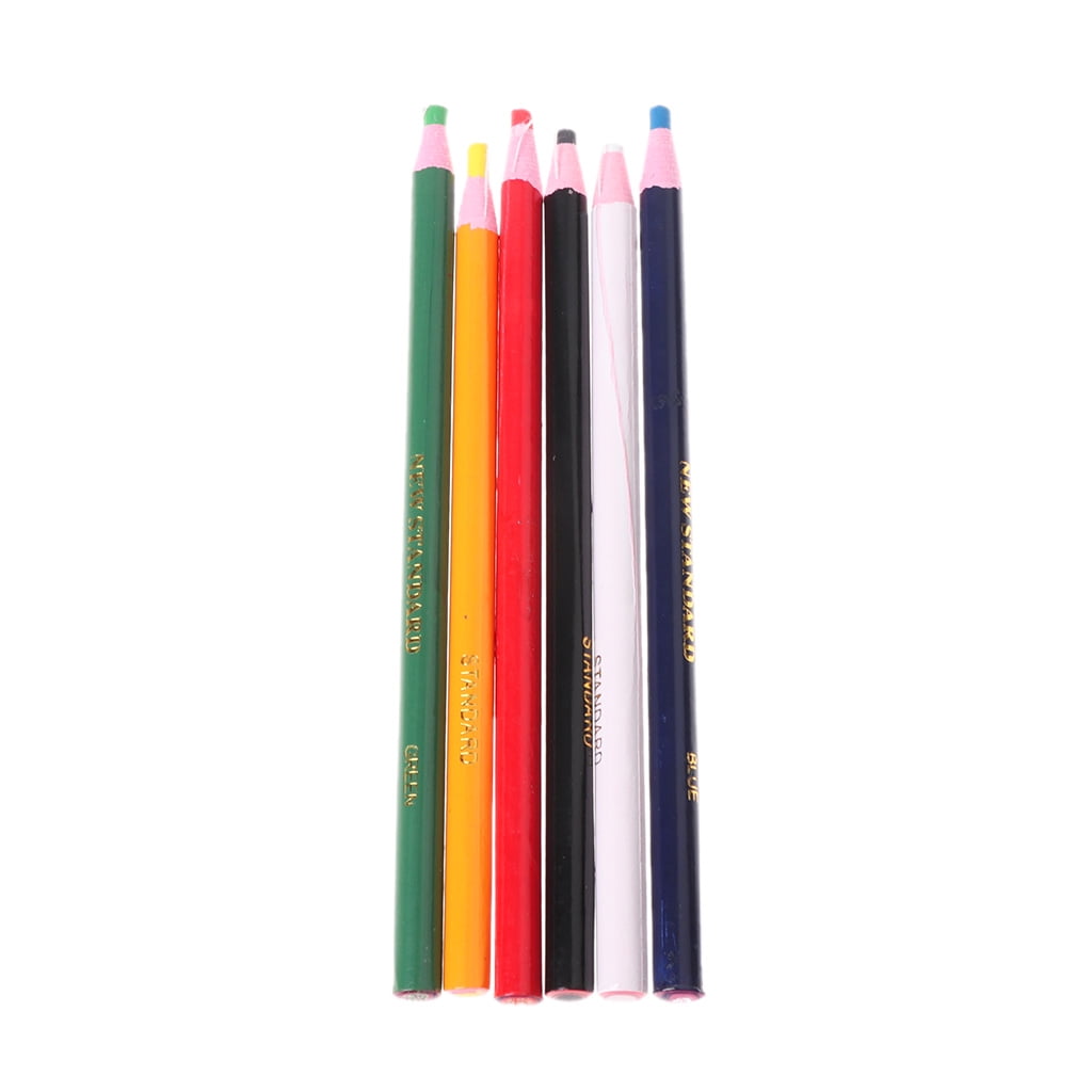 6 Colors Markers For Metal Glass Fabric China Graph Peel Off Grease Wax Pencil