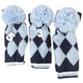 thumbnail image 1 of Bangcool 3PCS Golf Club Head Cover Set Creative Knitted Golf Club Cover Golf Headcover, 1 of 8