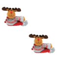 thumbnail image 2 of Wosthever Titular de la hebilla de la cortina de Navidad Decoración de la muñeca de la felpa del hogar Tieback Holdback Clip colgante de Año Nuevo Type1 NO1 Wosthever CBP184082, 2 of 5
