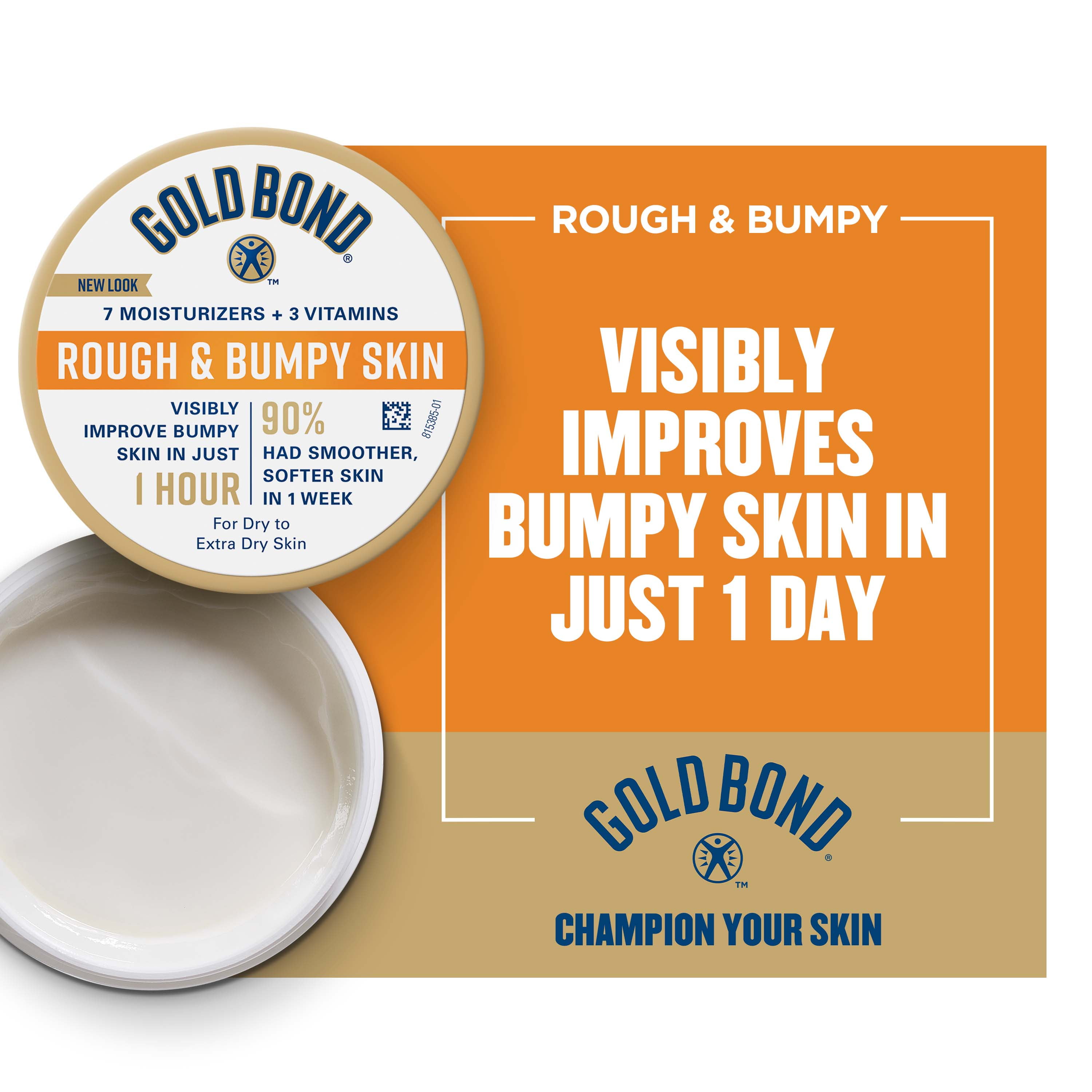 Gold Bond Cream, Rough & Bumpy Skin Daily Therapy, 8oz Jar