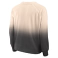 thumbnail image 3 of Women's Fanatics Tan/Black Chicago Bulls Lounge Arch Raglan Pullover Sweatshirt, 3 of 3