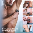 thumbnail image 3 of Cshidworld Body Hair Trimmer, 4-in-1 Unisex Cordless Battery Body Groomer, 5 Piece Kit, 3 of 8
