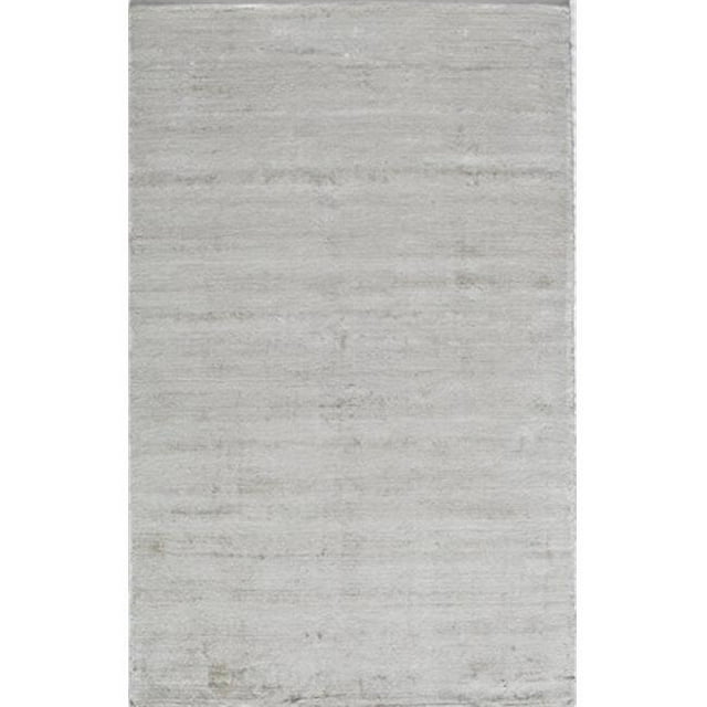 Rugs America 25274 Kendall Brilliant White Rectangle Solid Rug, 2 x 3 ft.