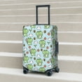 thumbnail image 6 of Gukieu Cute Floral Frog Print Suitcase Protective Cover, Elastic Zipper Buckle Suitcase Protective Cover, Suitable for Travel, Business Trip-X-Large, 6 of 7