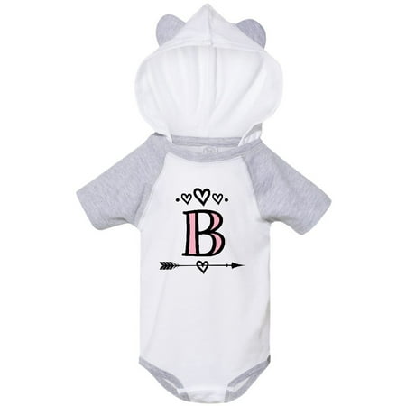 

Inktastic Letter B Monogram Tribal Arrow Gift Baby Girl Bodysuit
