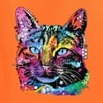 thumbnail image 2 of Cute Cat | Dean Russo Art Animal Lover Mens Tank Top, Orange, Medium, 2 of 6