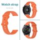 thumbnail image 1 of Correa de reloj de 22 mm para Huawei GT3 GT2 Pulsera deportiva suave Correa de muñeca (naranja), 1 of 9