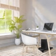 thumbnail image 4 of CRILSTYLEO Computer Tower Stand Mobile CPU Stand Black 1Pcs for Home Use Back to School, 4 of 8