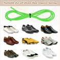thumbnail image 3 of Uxcell Elastic Shoe Laces, No Tie Shoelaces for Adults Neon Green, 3 of 6