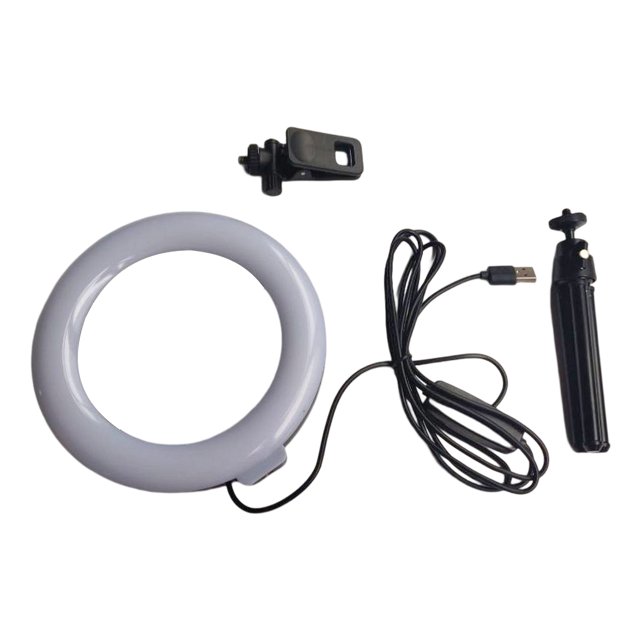 Advancent Anillo de luz para Selfie con soporte para trípode, lámpara de relleno circular, lámparas con Clip, maquillaje fotográfico en vivo, 3 modos Iluminación y accesorios Advancent HA063538-00B