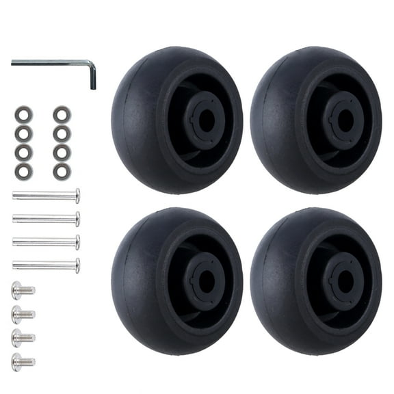 Set of 4 Travel Luggage Suitcase Replacement Wheels 40x18mm Plastic Caster Wheels Repair Kits Shelf Replacement Wheels