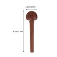 thumbnail image 2 of 12pcs Professionnel Oud Tuning Chevilles Oud Partie Tuning Chevilles Oud Accessoires (Brun), 2 of 9