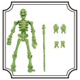 thumbnail image 2 of Articulated Skeleton Poseable Desktop Sculpture with Movable Joints for Collectors, 2 of 4