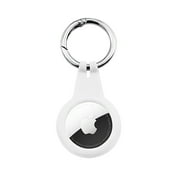 AirTag Case, Strong Keychain Shock Resistant Multi-Function for AirTag Case White