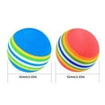 thumbnail image 4 of 80 Pcs Golf BallsSoft Foam Garden Golf Balls Practice Golf Balls Sponge Rainbow Golf Balls for Indoor Outdoor, 4 of 7
