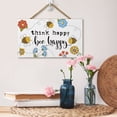 thumbnail image 4 of CounterArt "Bee Happy" Hanging Wood Wall Sign 9.5" by 5.75", 4 of 7