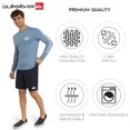 thumbnail image 4 of Camiseta de Baño Quiksilver UPF 50 de Manga Larga Azul Sombra - Talla L, 4 of 7