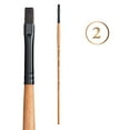 thumbnail image 1 of Princeton Catalyst, Series 6400, Long-Handle Synthetic Polytip Bristle Paint Brush, Bright, 2, 1 of 4