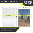 thumbnail image 4 of Magnetic Garage Door Screen with Strapping Tapes for 1 Car Garage 9x7ft, Reinforced Fiberglass Mesh with Weighted Bottom, Durable Screen Door Curtain Kit, 4 of 7