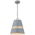thumbnail image 1 of Beaumont Lane Metal Shade Pendant in Colonial Blue, 1 of 7