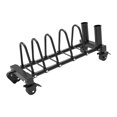 thumbnail image 1 of S SERENABLE Barbell Rack Equipment Commercial Gym Workout Practical Barbell Storage Rack S Swivel Casters, 1 of 9