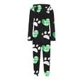 thumbnail image 5 of EGNMCR Combinaison Fille Manches Longues Combinaison à Capuche Pyjama Décontracté Hiver Chaud Combinaison de Nuit Fille Polyester Combinaison, 5 of 5