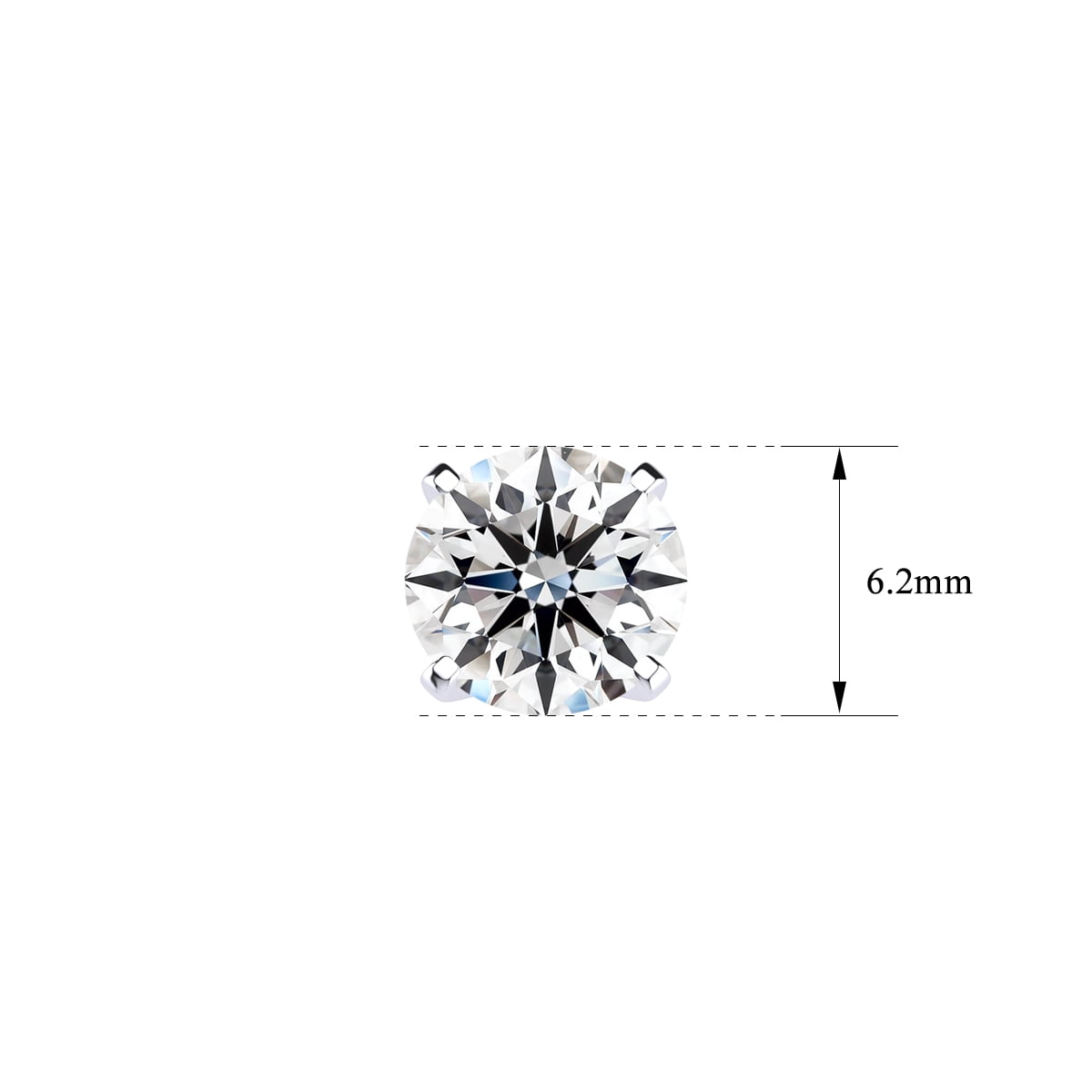 SuperJeweler 2 Carat Lab Grown Diamond Stud Earrings In Sterling Silver For Women