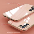 thumbnail image 3 of Compatible with Oppo A16 Case Silicone Shockproof Oppo A16 Phone Case Anti-Scratch Ultra Thin Plating TPU Cases (Oppo A16, Pink), 3 of 13