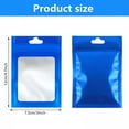 thumbnail image 2 of ACDANC 100Pieces Resealable Mylar Food Storage Bags with Clear Window Coffee Beans Packaging Pouch for Food Self Sealing Storage Supplies (Black,3 x 4.7 inch), 2 of 4