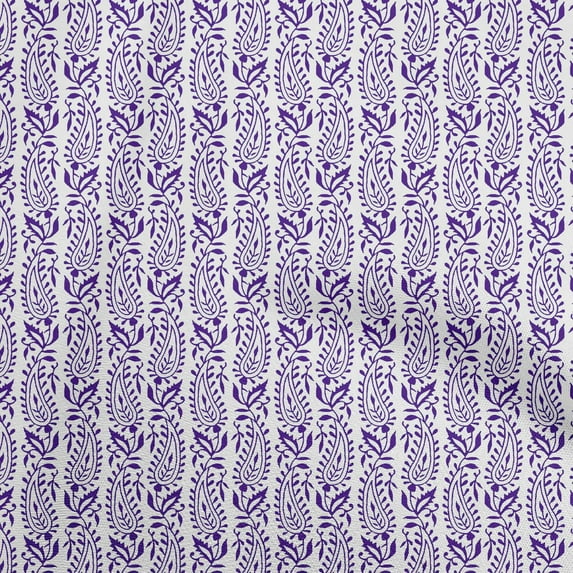 oneOone Viscose Jersey Purplish Blue Fabric Block Craft Projects Decor Fabric Printed By The Yard 60 Inch Wide-JM
