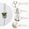 thumbnail image 2 of Plant Hanger Indoor, Macrame Plant Hangers Indoor Macrame Hanging Planters for Indoor Plants - 6 Pack Hanging Plant Holders Indoor Hanging, Macromay Plant Hangers for Indoor Plant Hanger,Gray, 2 of 15