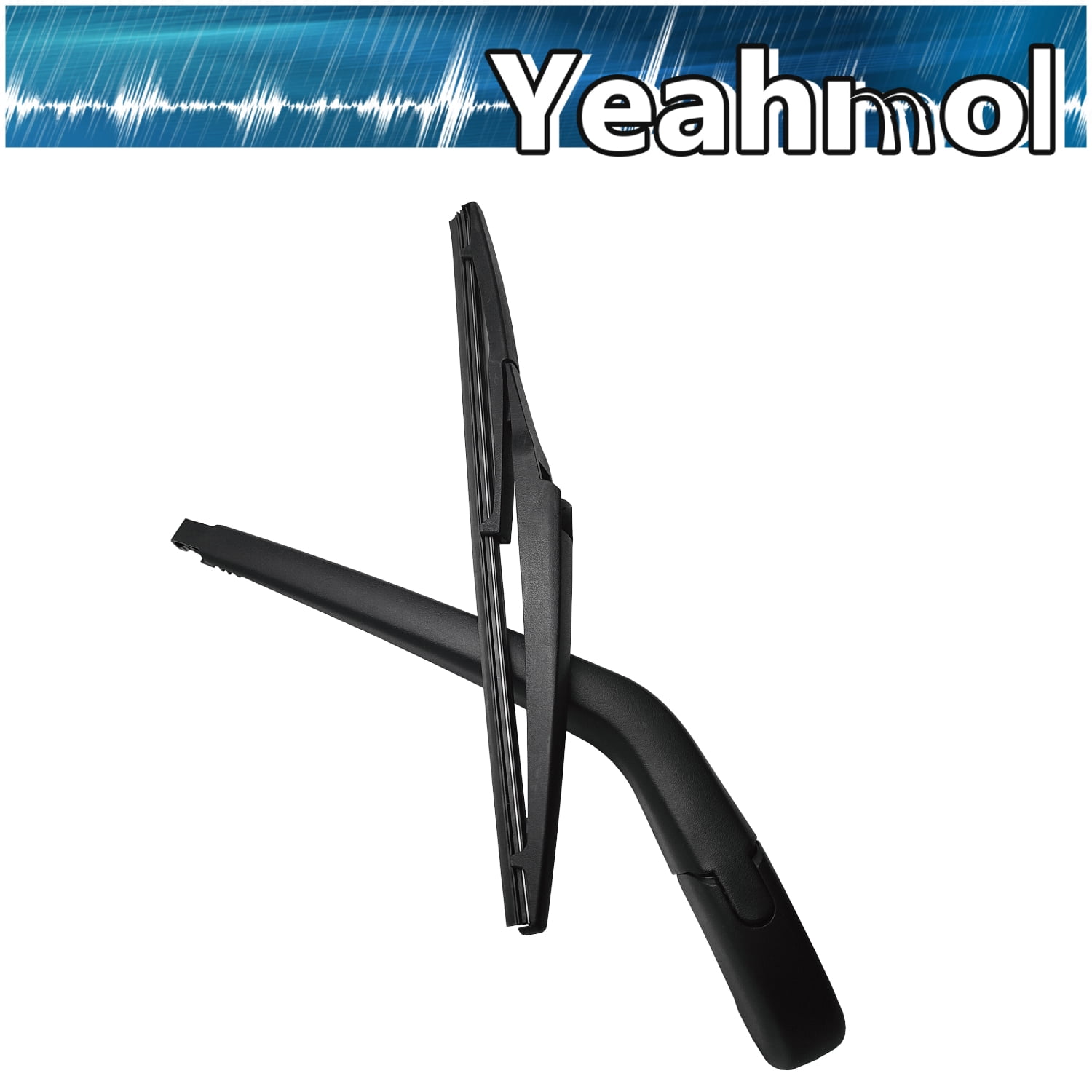 Yeahmol Fit For Dodge Journey 2020-2009, 24"+19"+12"+13" replacement for Windshield Wiper Blades and Rear Wiper with Arm Y26J214S
