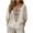 Beige, variant on Summer Deal Tops for Women 3/4 Sleeve Boho Shirts Plus Size V Neck Embroidered Tunic Peasant Clothes