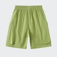 thumbnail image 2 of yillto Boys Cargo Shorts Quick Dry Lightweight Workout Hiking Running Athletic Shorts with Pockets, 2 of 4