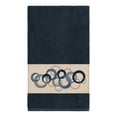 thumbnail image 2 of Authentic Hotel and Spa  Turkish Cotton Circles Embroidered Midnight Blue 8-piece Towel Set, 2 of 4