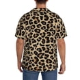 thumbnail image 7 of Goofa Leopard Print-1 Printed Men's Casual Short-sleeved Shirt,Lightweight Breathable Button-down,Summer Casual men's top,Versatile Fashion shirt-Large, 7 of 7