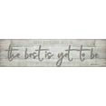 thumbnail image 2 of Boyer, Susie 14x7 Black Ornate Wood Framed with Double Matting Museum Art Print Titled - The Best is Yet to Be, 2 of 4