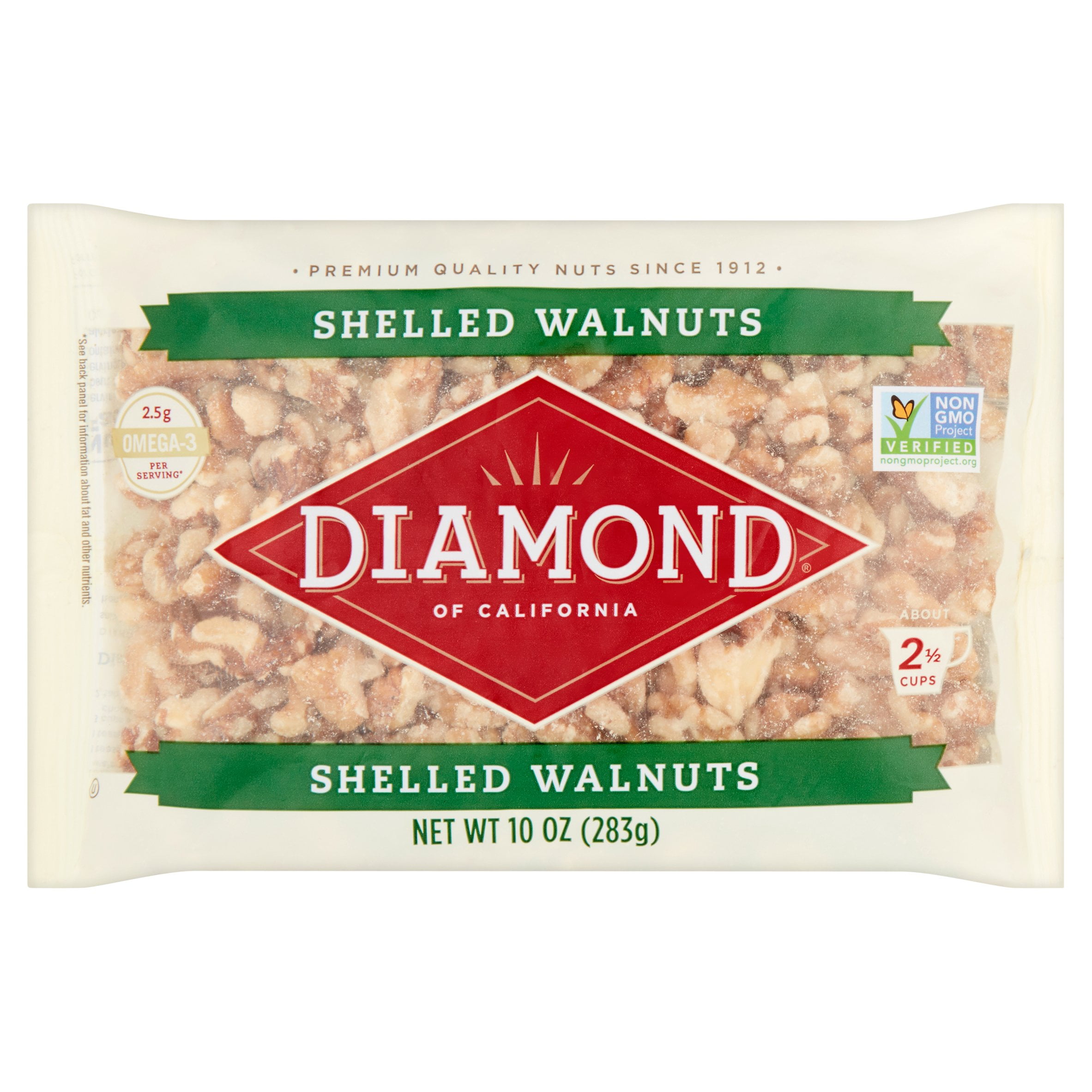 Diamond of California Shelled Walnuts, 10 oz