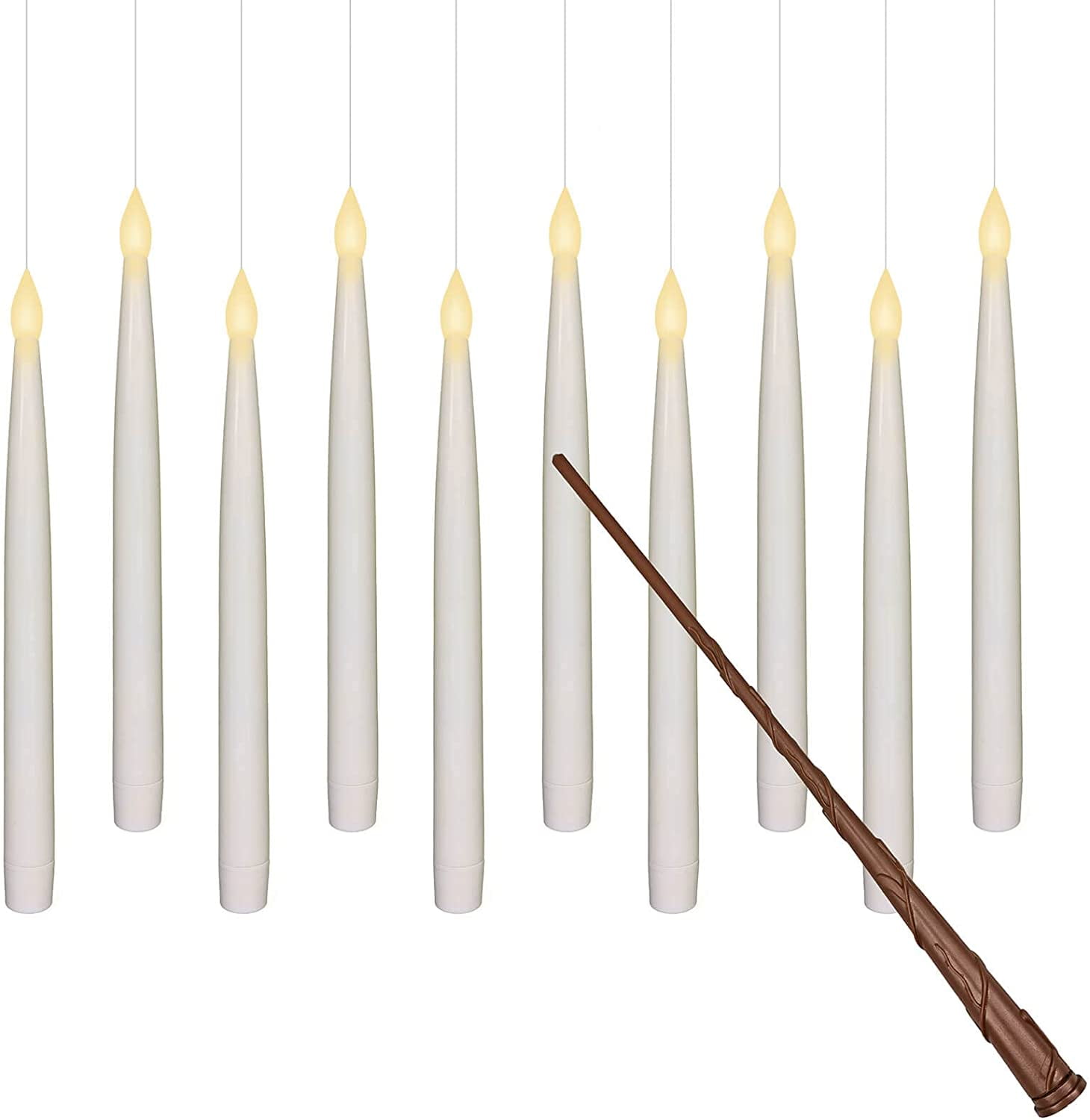 Floating Candles With Wand Remote, Halloween Decorations