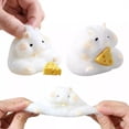 thumbnail image 1 of Juguete Squeeze Hamster Squishy de 2 piezas para aliviar el estrés, 1 of 8
