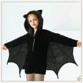 thumbnail image 2 of Ulitacool Onesies For Girls Halloween Kids Bat Little Show Funny Party Smiffys Bat Avenue Women'S Cozy Bat Long Sleeve Bodysuit Lovely Girl Clothing Xs Black, 2 of 7