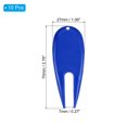 thumbnail image 2 of Golf Divot Tool Plastic Golf Repair Tool Ball Marker for Golfer, Blue, 10 Pack, 2 of 5