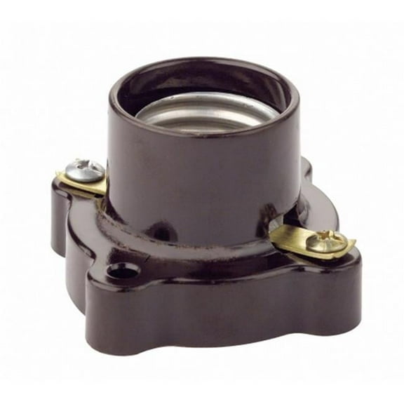 Leviton  Black Lamp Holder Candle Socket