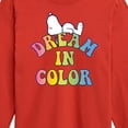 thumbnail image 3 of Peanuts - Dream In Color - Toddler & Youth Long Sleeve Graphic T-Shirt, 3 of 6