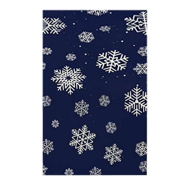 Artoid Mode Blue Snowflakes Table Runner Seasonal Winter Holiday Kitchen Dining Lunch Table Decoration For Home Party 13x72 Inch Thanksgiving Table Runners 90 Inches Long Table Napkins Table