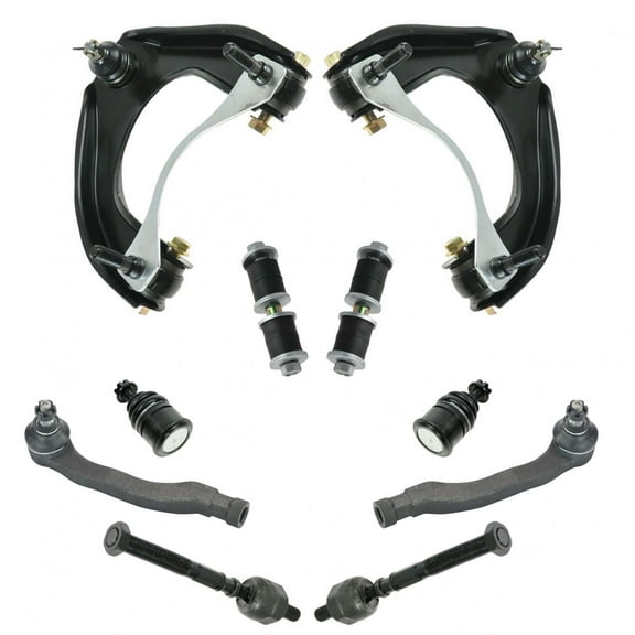 TRQ 10pc Front Control Arms Tie Rod Suspension Set Kit for Civic CRX PSA58666