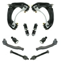 TRQ 10pc Front Control Arms Tie Rod Suspension Set Kit for Civic CRX PSA58666