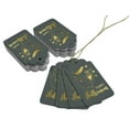 thumbnail image 3 of Inkdotpot 50 Pack Real Gold Foil Paper Tags Happy Halloween Halloween Favor Hang Tag, 3 of 6