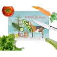 thumbnail image 2 of Anglo-nubian Nubian Goat Christmas Glass Cutting Board Large, 2 of 2